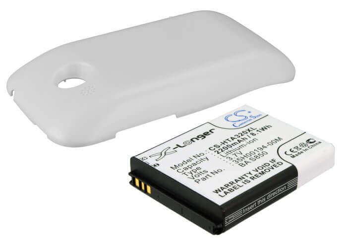 3.7V, Li-ion, 2200mAh, SmartPhone battery fits Htc, 35h00194-00m, A320e, Desire C, 8.14Wh Mobile, SmartPhone Cameron Sino Technology Limited (Smartphone)