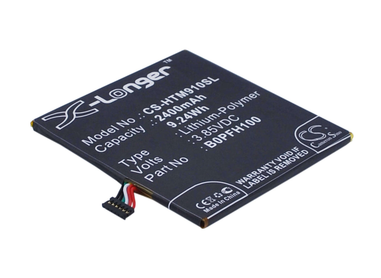 3.85V, Li-Polymer, 2400mAh, SmartPhone battery fits Htc, 35h00234-00m, 0p9fh100, 0pfh110, 9.24Wh Mobile, SmartPhone Cameron Sino Technology Limited (Smartphone)