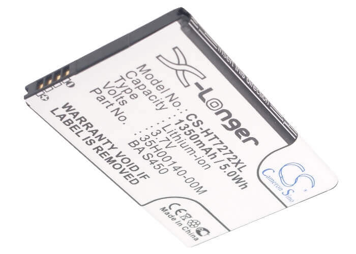 3.7V, Li-ion, 1350mAh, SmartPhone battery fits T-mobile, Htc, 35h00140-00m, 7 Mozart, A315c, 5Wh Mobile, SmartPhone Cameron Sino Technology Limited (Smartphone)