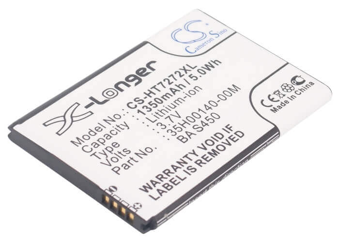 3.7V, Li-ion, 1350mAh, SmartPhone battery fits T-mobile, Htc, 35h00140-00m, 7 Mozart, A315c, 5Wh Mobile, SmartPhone Cameron Sino Technology Limited (Smartphone)
