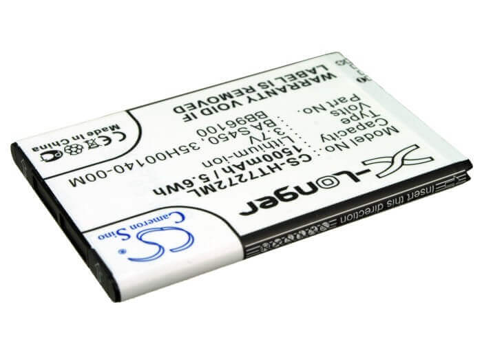 3.7V, Li-ion, 1500mAh, SmartPhone battery fits T-mobile, Htc, 35h00140-00m, 7 Mozart, A7272, 5.55Wh Mobile, SmartPhone Cameron Sino Technology Limited (Smartphone)