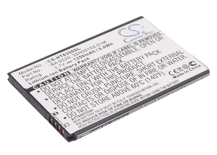 3.7V, Li-ion, 1350mAh, SmartPhone battery fits Verizon, Htc, 35h00152-04m, Adr6350, Adr6350vw, 5Wh Mobile, SmartPhone Cameron Sino Technology Limited (Smartphone)