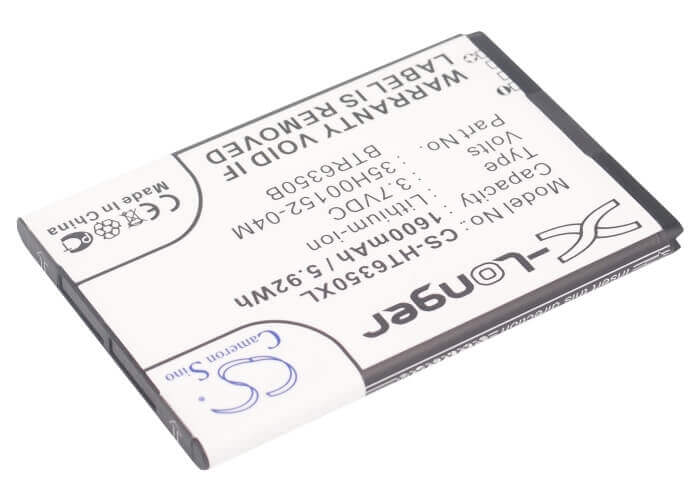 Batterie pour Htc Droid Incredible 2, Droid Incredible Ii, Adr6350 3.7v, 1600mah - 5.92wh Batteries pour l'électronique Cameron Sino Technology Limited (Suspendu)