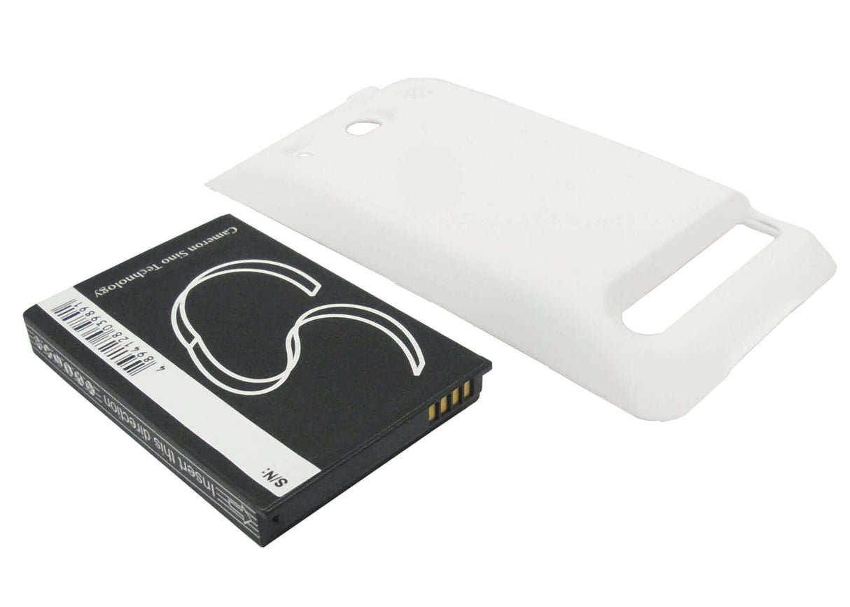 Batterie pour Htc Evo 4g, A9292, Supersonic, Couvercle arrière blanc 3.7v, 2200mah - 8.14wh Batteries pour électroniques Cameron Sino Technology Limited (Suspendu)