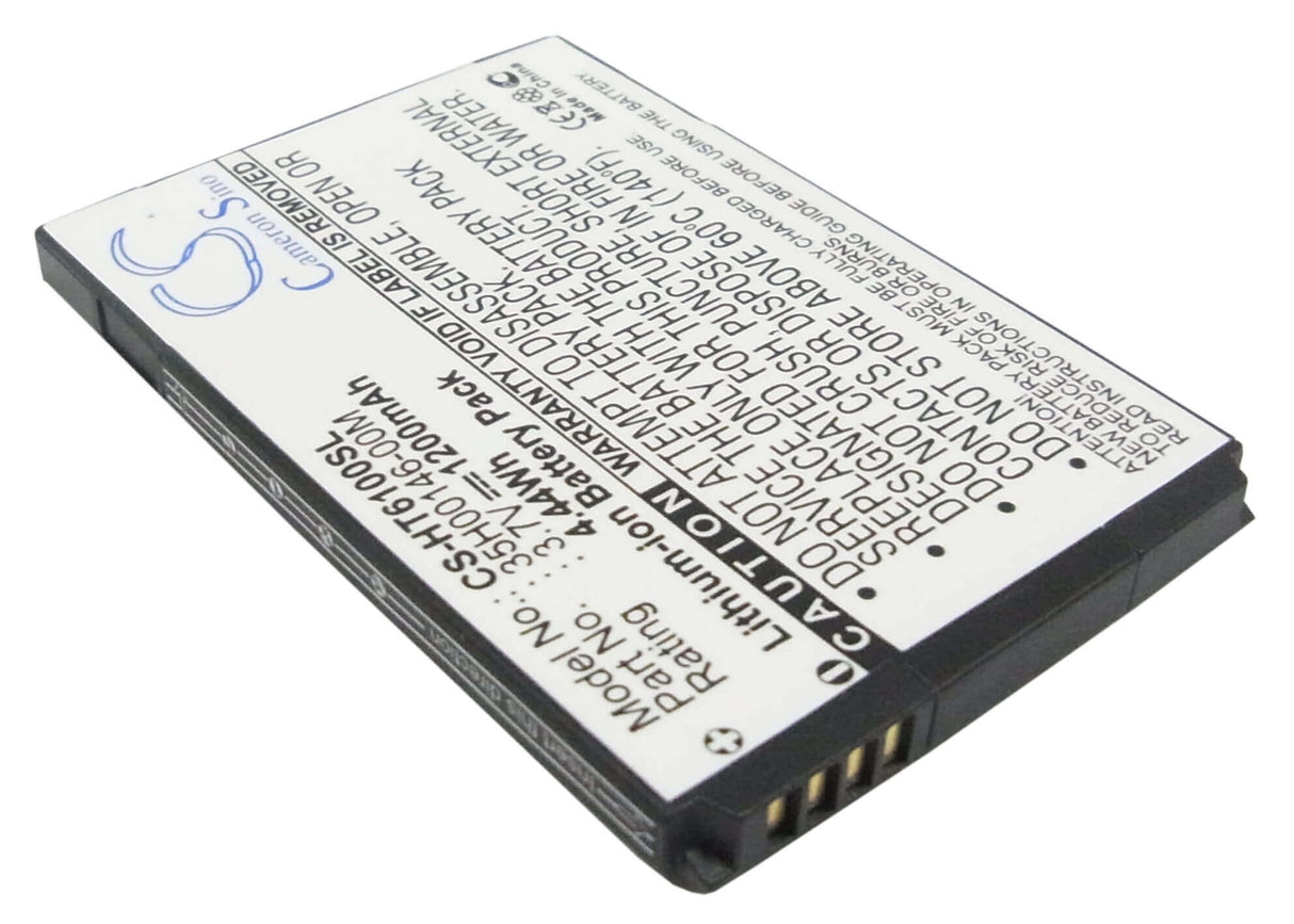 3.7V, Li-ion, 1200mAh, SmartPhone battery fits Sprint, Htc, 35h00146-00m, Evo Shift 4g, Knight, 4.44Wh Mobile, SmartPhone Cameron Sino Technology Limited (Smartphone)