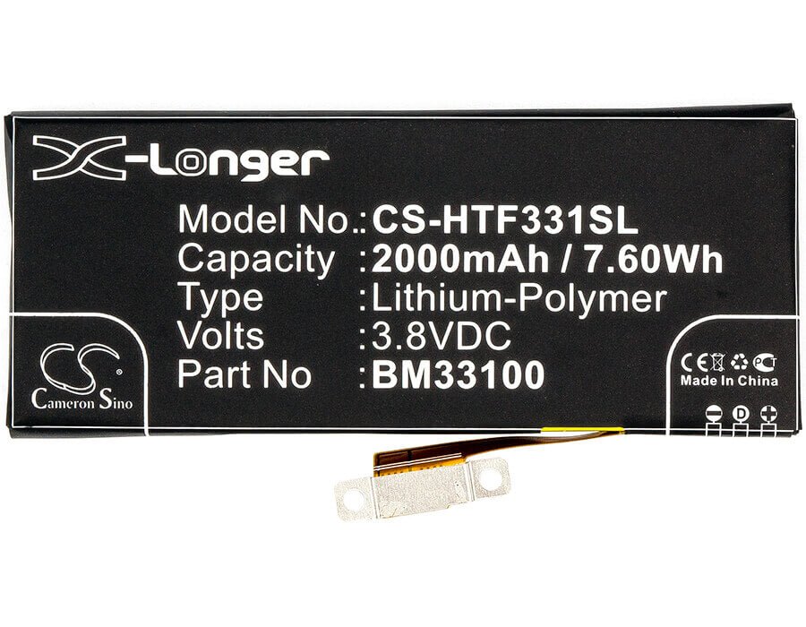 3.8V, Li-Polymer, 2000mAh, SmartPhone battery fits Htc, 35h00203-00m, First, First Facebook, 7.6Wh Mobile, SmartPhone Cameron Sino Technology Limited (Suspended)