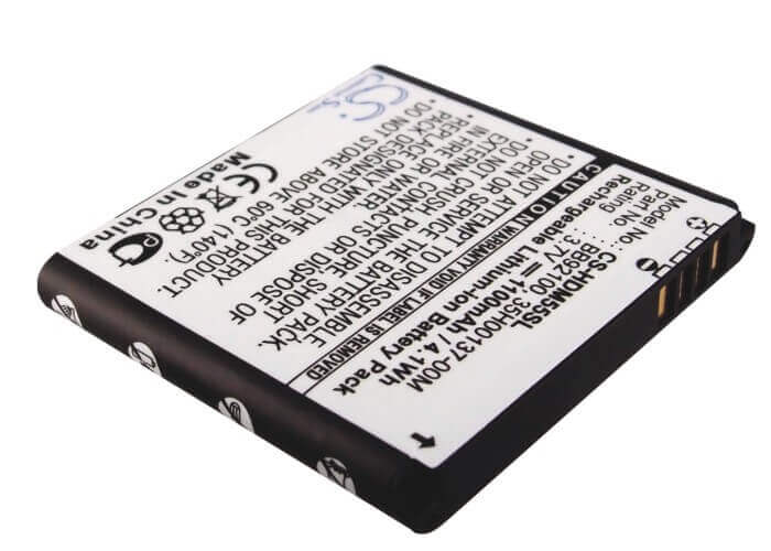 3.7V, Li-ion, 1100mAh, SmartPhone battery fits Htc, Dopod, Softbank, 35h00137-00m, A6380, G9, 4.07Wh Mobile, SmartPhone Cameron Sino Technology Limited (Smartphone)