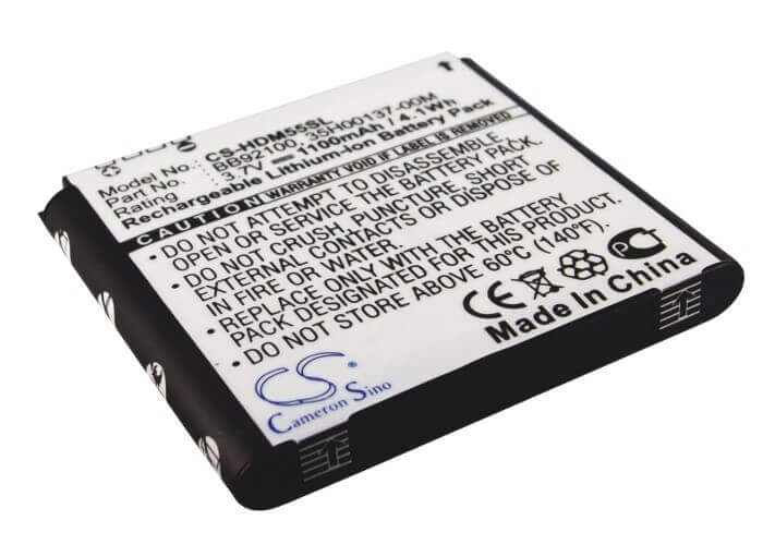 3.7V, Li-ion, 1100mAh, SmartPhone battery fits Htc, Dopod, Softbank, 35h00137-00m, A6380, G9, 4.07Wh Mobile, SmartPhone Cameron Sino Technology Limited (Smartphone)