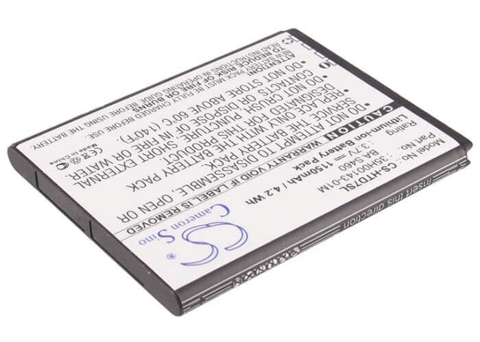 3,7V, Li-ion, 1150mAh, batterie de smartphone compatible avec Htc, At&t, T-mobile, 35h00143-01m, Hd7s, T9295, 4.26Wh Mobile, SmartPhone Cameron Sino Technology Limited (Smartphone)