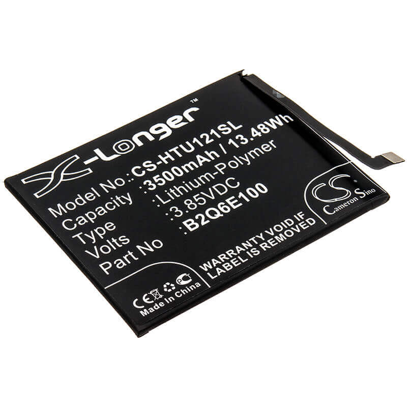 3.85V, Li-Polymer, 3500mAh, SmartPhone battery fits Htc, 35h00278-00m, Imagine Life, U12 Life, 13.48Wh Mobile, SmartPhone Cameron Sino Technology Limited (Smartphone)