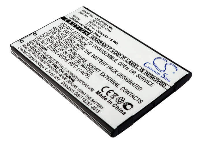 3.7V, Li-ion, 1350mAh, batterie de smartphone compatible avec Htc, Google, 35h00152-01m, G11, 5Wh Mobile, Smartphone Cameron Sino Technology Limited (Smartphone)