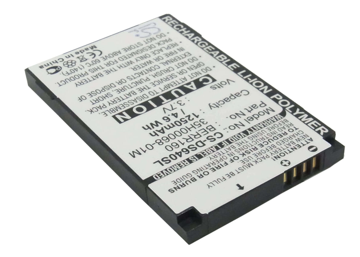 3.7V, Li-Polymer, 1250mAh, SmartPhone battery fits Telus, Htc, 35h00068-01m, Iris, Iris 100, 4.63Wh Mobile, SmartPhone Cameron Sino Technology Limited (Smartphone)