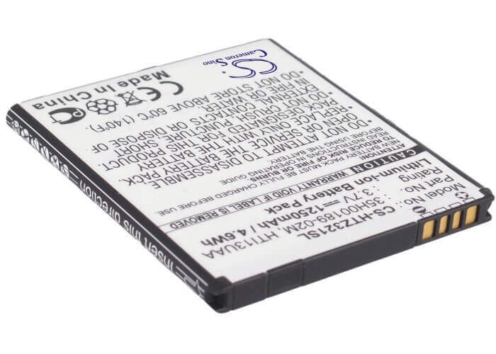 3.7V, Li-ion, 1250mAh, SmartPhone battery fits Htc, 35h00189-00m, Isw13ht, J, 4.63Wh Mobile, SmartPhone Cameron Sino Technology Limited (Suspended)