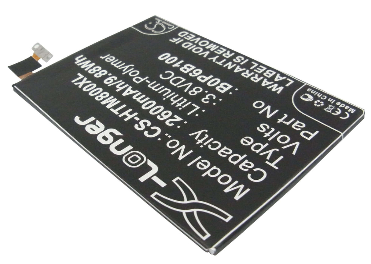 3.8V, Li-Polymer, 2600mAh, SmartPhone battery fits Htc, 35h00214-00m, 0p8b200, 0paj5, 9.88Wh Mobile, SmartPhone Cameron Sino Technology Limited (Smartphone)