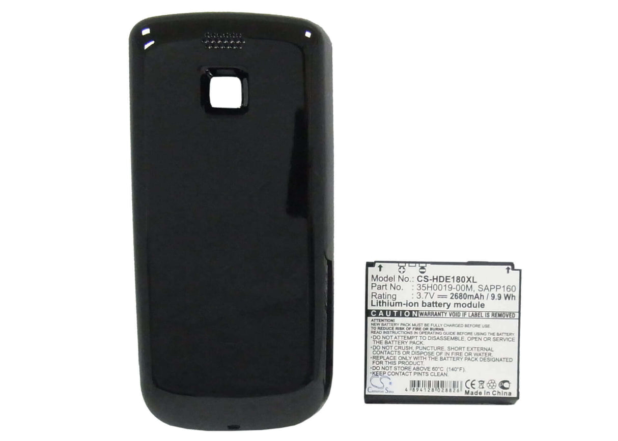 3.7V, Li-ion, 2680mAh, SmartPhone battery fits Htc, T-mobile, 35h00119-00m, A6161, Magic, 9.92Wh Mobile, SmartPhone Cameron Sino Technology Limited (Smartphone)