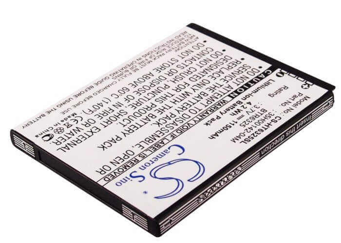 3.7V, Li-ion, 1150mAh, SmartPhone battery fits Htc, 35h00142-02m, Adr6325, Adr6400, 4.26Wh Mobile, SmartPhone Cameron Sino Technology Limited (Suspended)