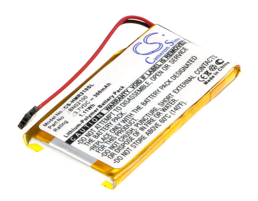 3.7V, Li-Polymer, 300mAh, Headset battery fits Htc, Bn02100, Mini Bl R120 Bluetooth Media H, 1.11Wh Wireless Headset Cameron Sino Technology Limited