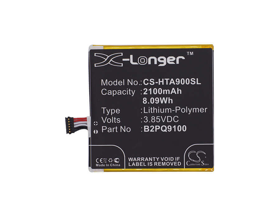 3.85V, Li-Polymer, 2100mAh, SmartPhone battery fits Htc, 35h00252-00m, 2pq9120, A9u, 8.09Wh Mobile, SmartPhone Cameron Sino Technology Limited (Smartphone)
