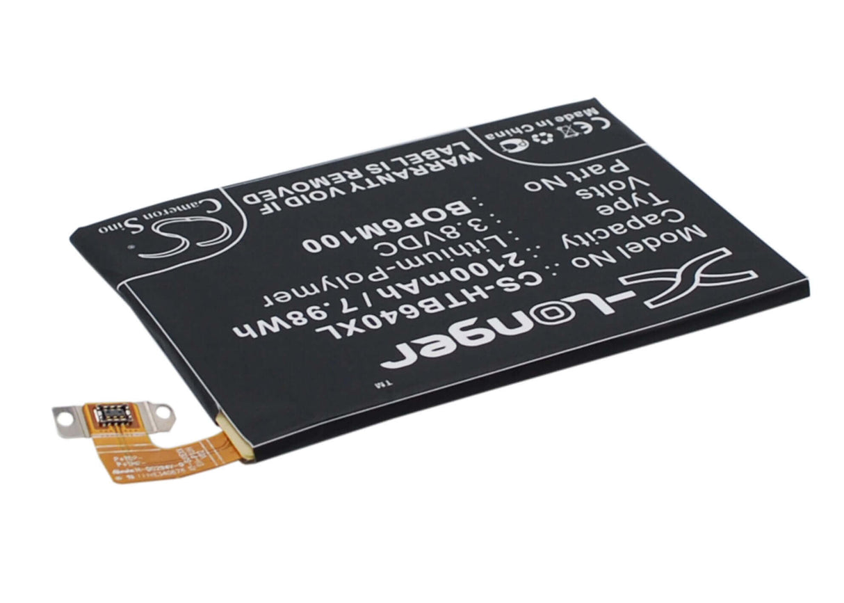 3.8V, Li-Polymer, 2100mAh, SmartPhone battery fits Htc, 35h00216-00m, 0p6b640, 0p8b200, 7.98Wh Mobile, SmartPhone Cameron Sino Technology Limited (Smartphone)