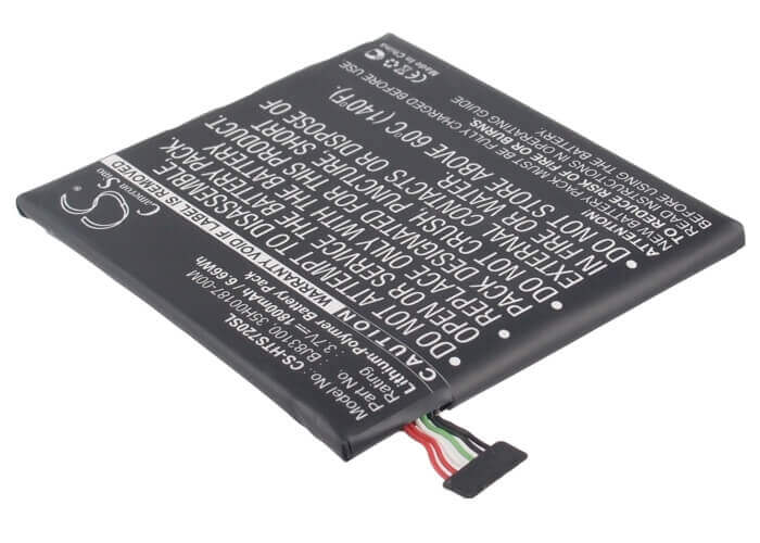 3.8V, Li-Polymer, 1800mAh, SmartPhone battery fits Htc, 35h00187-00m, Endeavor, G23, 6.84Wh Mobile, SmartPhone Cameron Sino Technology Limited (Smartphone)