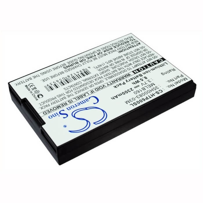 3.7V, Li-ion, 2300mAh, SmartPhone battery fits Htc, 35h00083-03m, P6000 Census, 8.51Wh Mobile, SmartPhone Cameron Sino Technology Limited (Suspended)