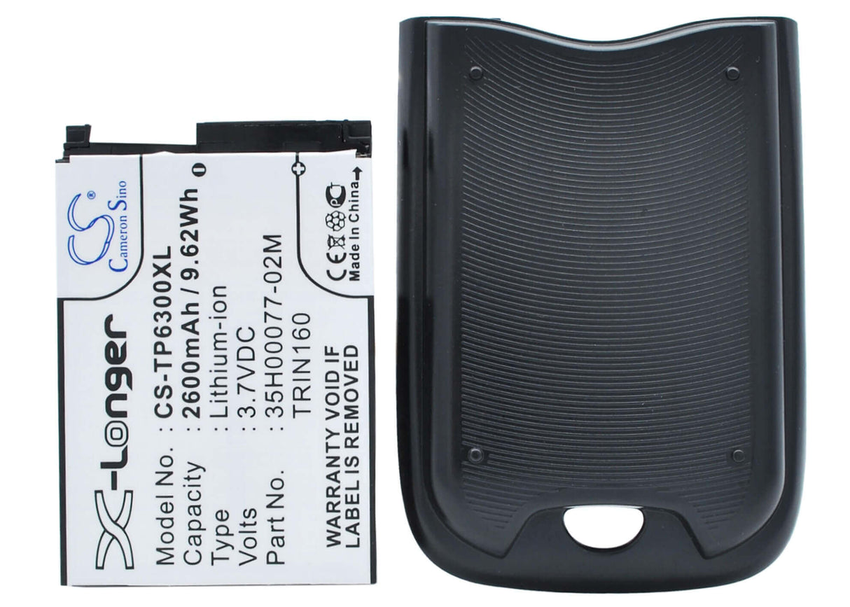 3.7V, Li-ion, 2600mAh, SmartPhone battery fits Htc, O2, 35h00077-00m, P6300, Panda, 9.62Wh Mobile, SmartPhone Cameron Sino Technology Limited (Smartphone)