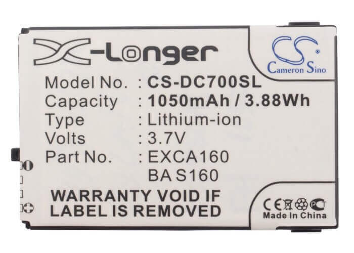 3.7V, Li-ion, 1050mAh, batterie pour smartphone compatible avec T-mobile, Orange, Htc, O2, Dopod, 35h00080-00m, C720, C720w, 3.89Wh Mobile, Smartphone Cameron Sino Technology Limited (Smartphone)