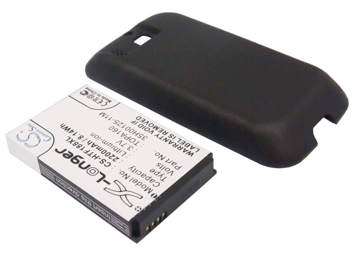 3.7V, Li-ion, 2200mAh, SmartPhone battery fits Htc, 35h00125-11m, F3188, Rome, 8.14Wh Mobile, SmartPhone Cameron Sino Technology Limited (Smartphone)