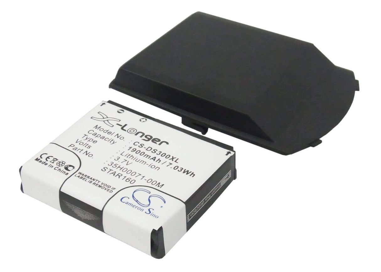 Batterie pour Htc Str Trk, Star Trek, Star Trek 100 3.7v, 1900mah - 7.03wh Batteries pour l'électronique Cameron Sino Technology Limited (Suspendu)