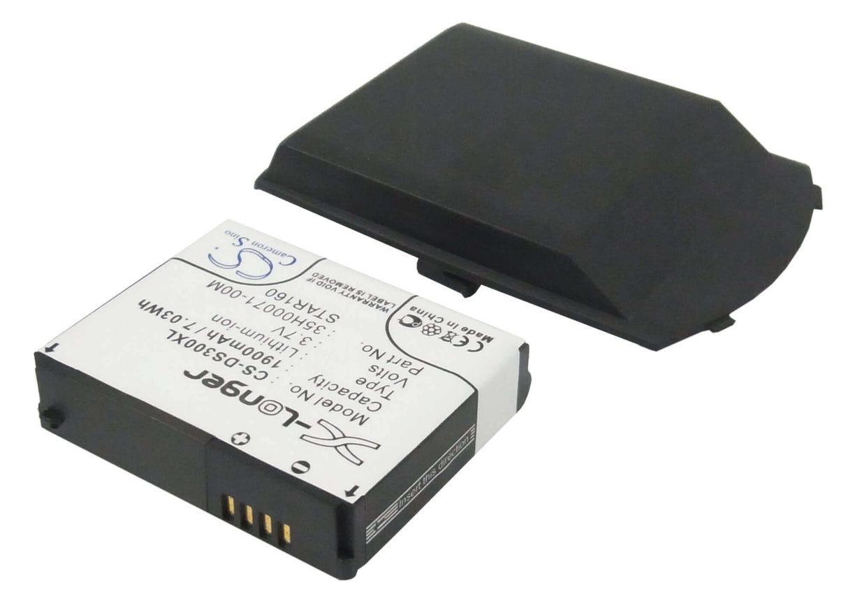 Batterie pour Htc Str Trk, Star Trek, Star Trek 100 3.7v, 1900mah - 7.03wh Batteries pour l'électronique Cameron Sino Technology Limited (Suspendu)