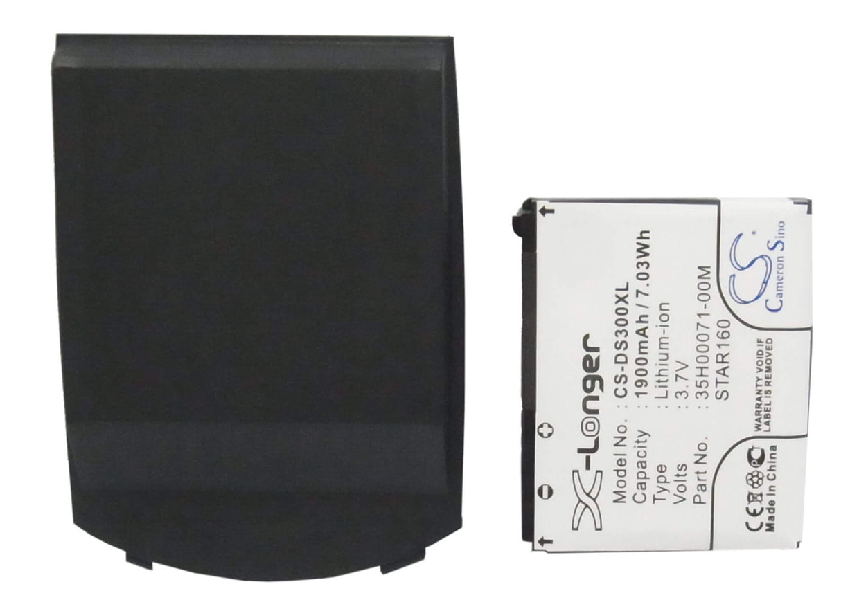 Batterie pour Htc Str Trk, Star Trek, Star Trek 100 3.7v, 1900mah - 7.03wh Batteries pour l'électronique Cameron Sino Technology Limited (Suspendu)