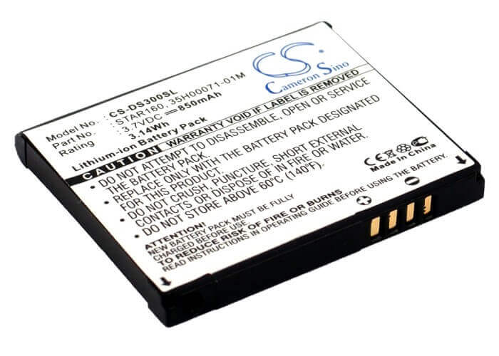 3.7V, Li-ion, 850mAh, SmartPhone battery fits Orange, Qtek, Cingular, Dopod, Htc, I-mate, Star160, 3125, 3.15Wh Mobile, SmartPhone Cameron Sino Technology Limited (Smartphone)