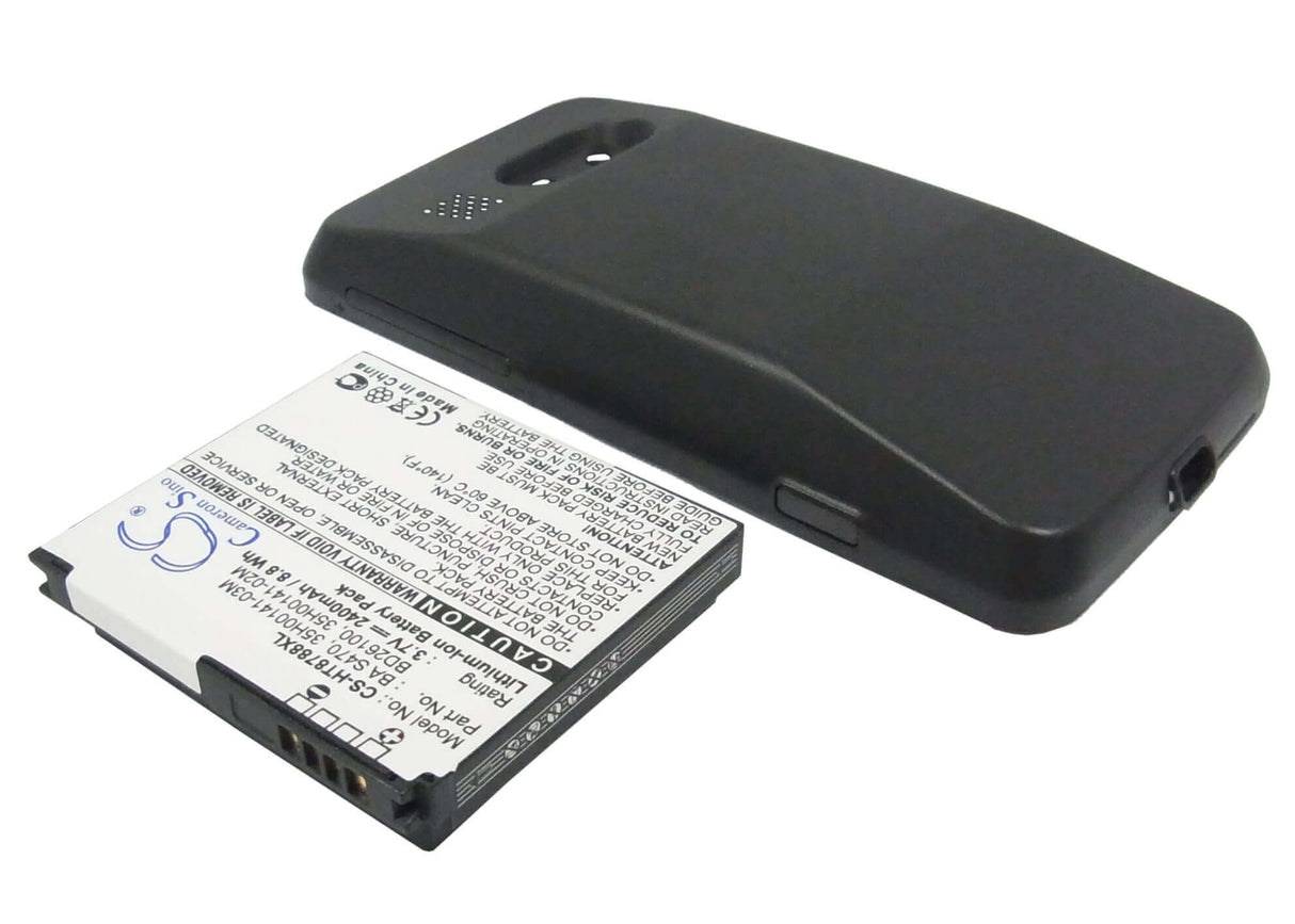 3.7V, Li-ion, 2400mAh, SmartPhone battery fits Htc, 35h00141-02m, 7 Surround, Mondrian, 8.88Wh Mobile, SmartPhone Cameron Sino Technology Limited (Suspended)