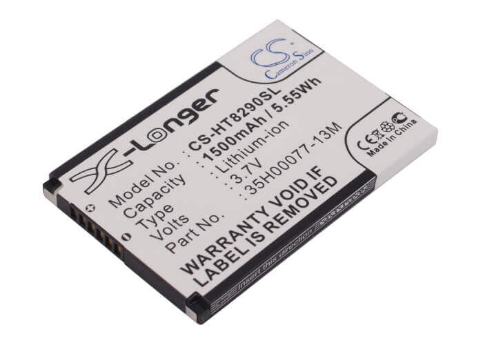 3.7V, Li-Polymer, 1500mAh, SmartPhone battery fits Htc, 35h00077-13m, Max 4g, Quartz, 5.55Wh Mobile, SmartPhone Cameron Sino Technology Limited (Suspended)