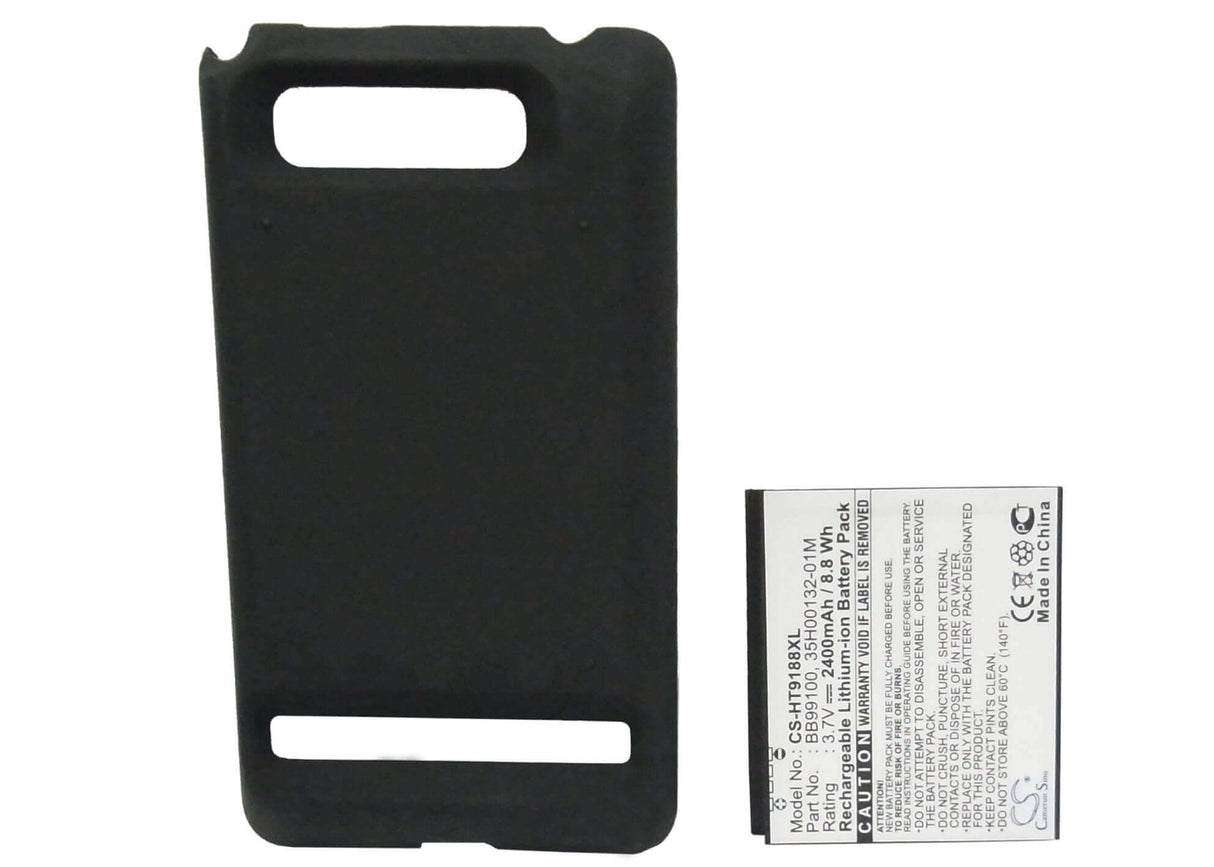 Batterie pour Htc T9188, Tianxi Huashan, Tianxi T9188 3.7v, 2400mah - 8.88wh Batteries pour Électronique Cameron Sino Technology Limited (Suspendu)