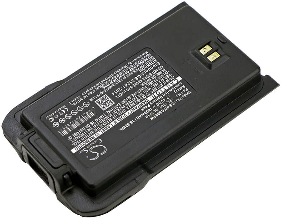 7.4V, Li-ion, 1800mAh, Two-Way Radio battery fits Hyt, Bl1301, Tc-446s, Tc-500s, 13.32Wh Two-Way Radio Cameron Sino Technology Limited