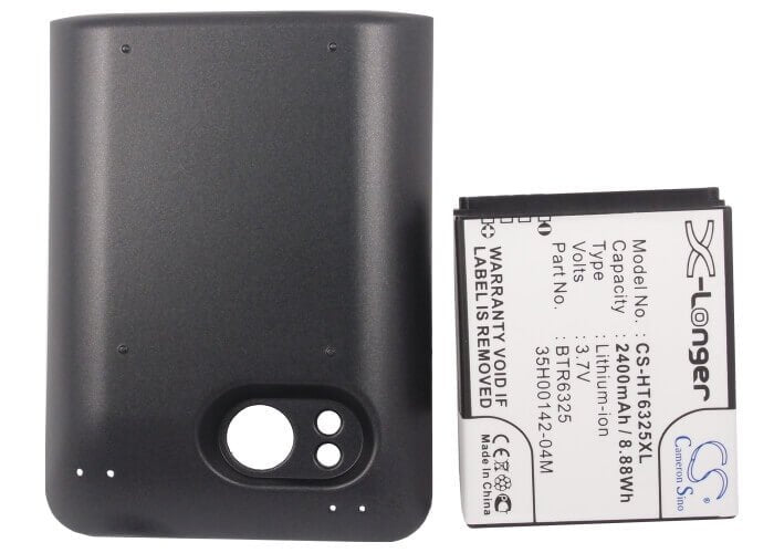 3,7V, Li-ion, 2400mAh, batterie de smartphone compatible Verizon, 35h00142-02m, Adr6400, Thunderbolt, 8,88Wh Mobile, SmartPhone Cameron Sino Technology Limited (Suspendu)