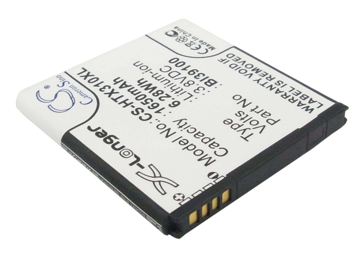 3.8V, Li-ion, 1650mAh, SmartPhone battery fits Htc, 35h00170-01m, Bass, Bunyip, 6.27Wh Mobile, SmartPhone Cameron Sino Technology Limited (Smartphone)