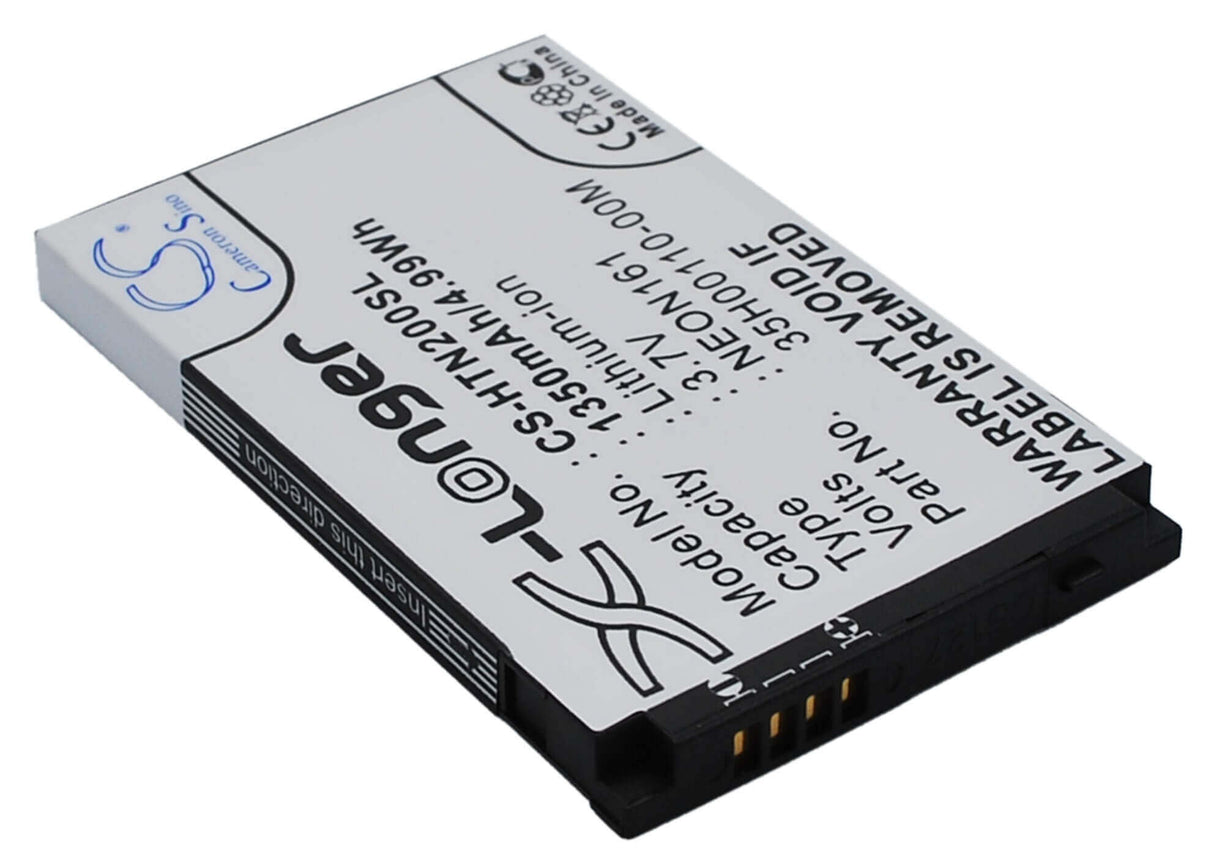 3.7V, Li-ion, 1350mAh, SmartPhone battery fits Htc, 35h00110-00m, Neon 200, Neon 400, 5Wh Mobile, SmartPhone Cameron Sino Technology Limited (Smartphone)