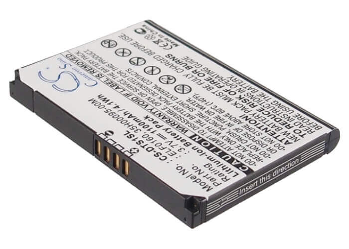 3.7V, Li-ion, 1100mAh, SmartPhone battery fits Utstarcom, Htc, Cect, 35h00095-00m, S1, 4.07Wh Mobile, SmartPhone Cameron Sino Technology Limited (Smartphone)
