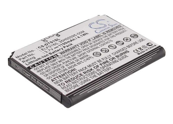 3.7V, Li-ion, 1100mAh, SmartPhone battery fits Utstarcom, Htc, Cect, 35h00095-00m, S1, 4.07Wh Mobile, SmartPhone Cameron Sino Technology Limited (Smartphone)