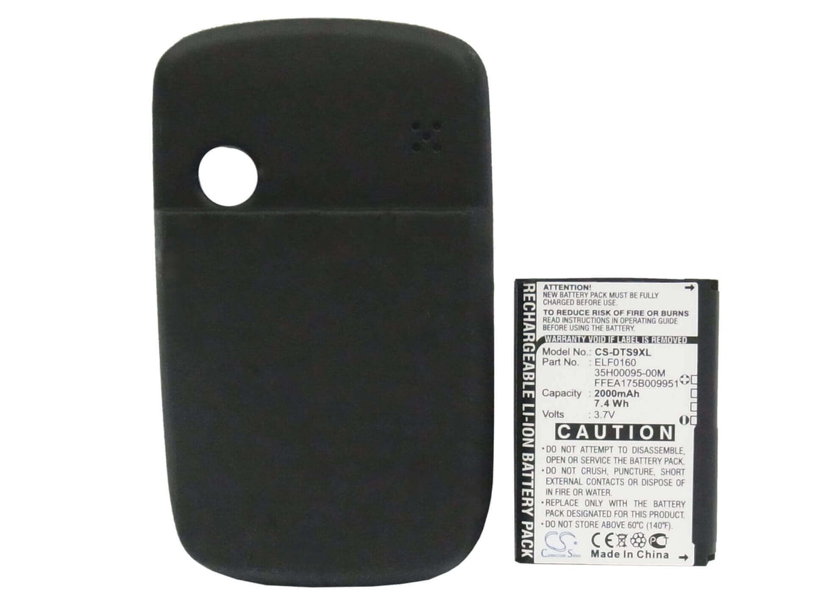 Batterie pour Htc Touch P3450 3.7v, 2000mah - 7.40wh Batteries pour Électronique Cameron Sino Technology Limited (Suspendu)