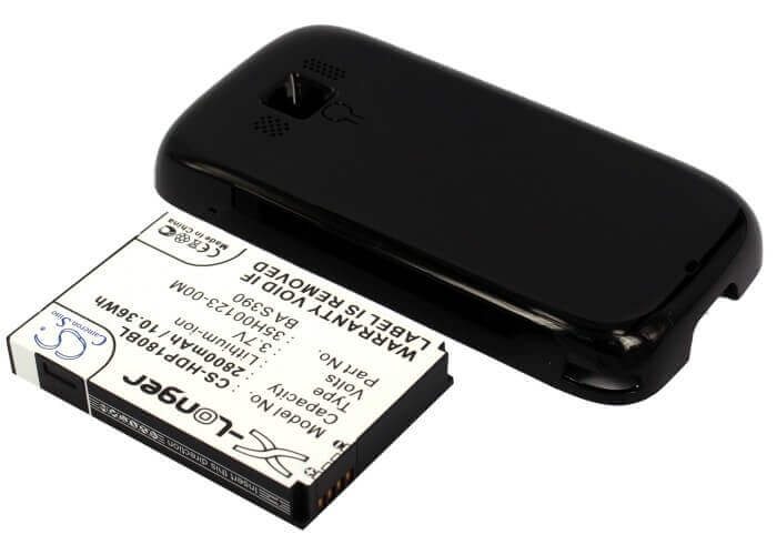 Batterie Pour Htc Touch Pro 2, Touch Pro Ii, T7373, Couverture Arrière Noire 3.7v, 2800mah - 10.36wh Batteries pour Électronique Cameron Sino Technology Limited (Suspendu)