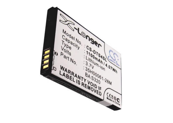 Batterie pour Htc Touch Viva, Opal, Opal 100 3.7v, 1100mah - 4.07wh Batteries pour l'électronique Cameron Sino Technology Limited (Suspendu)