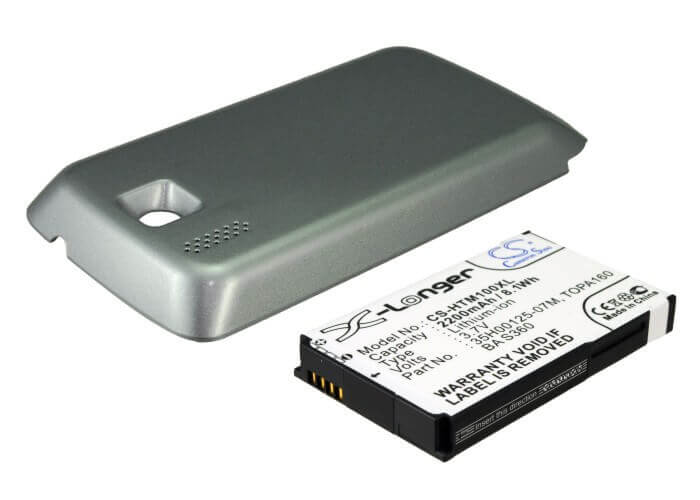 3.7V, Li-ion, 2200mAh, SmartPhone battery fits Htc, 35h00125-07m, Mega 100, T3333, 8.14Wh Mobile, SmartPhone Cameron Sino Technology Limited (Suspended)