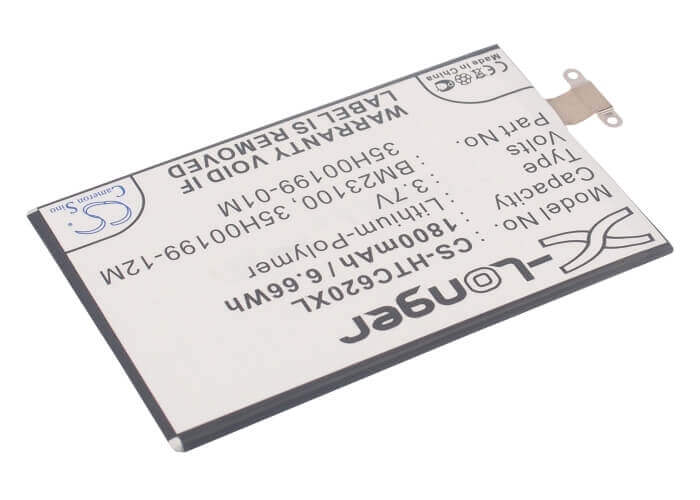 3.7V, Li-Polymer, 1800mAh, SmartPhone battery fits Htc, 35h00199-01m, Accord, C620, 6.66Wh Mobile, SmartPhone Cameron Sino Technology Limited (Suspended)