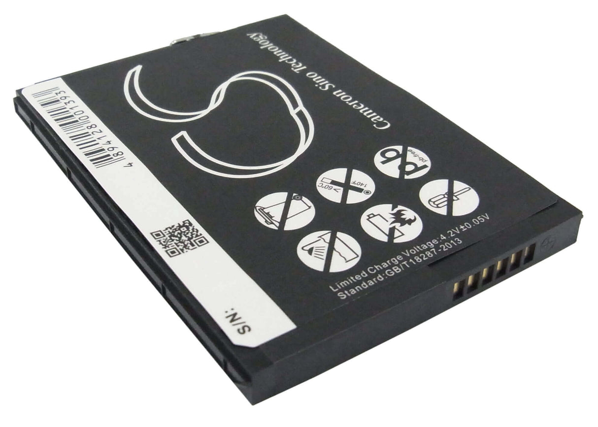 3,7V, Li-ion, 2000mAh, batterie de smartphone compatible avec T-mobile, Dopod, Htc, O2, 35h00081-00m, U1000, 7,4Wh Mobile, Smartphone Cameron Sino Technology Limited (Smartphone)