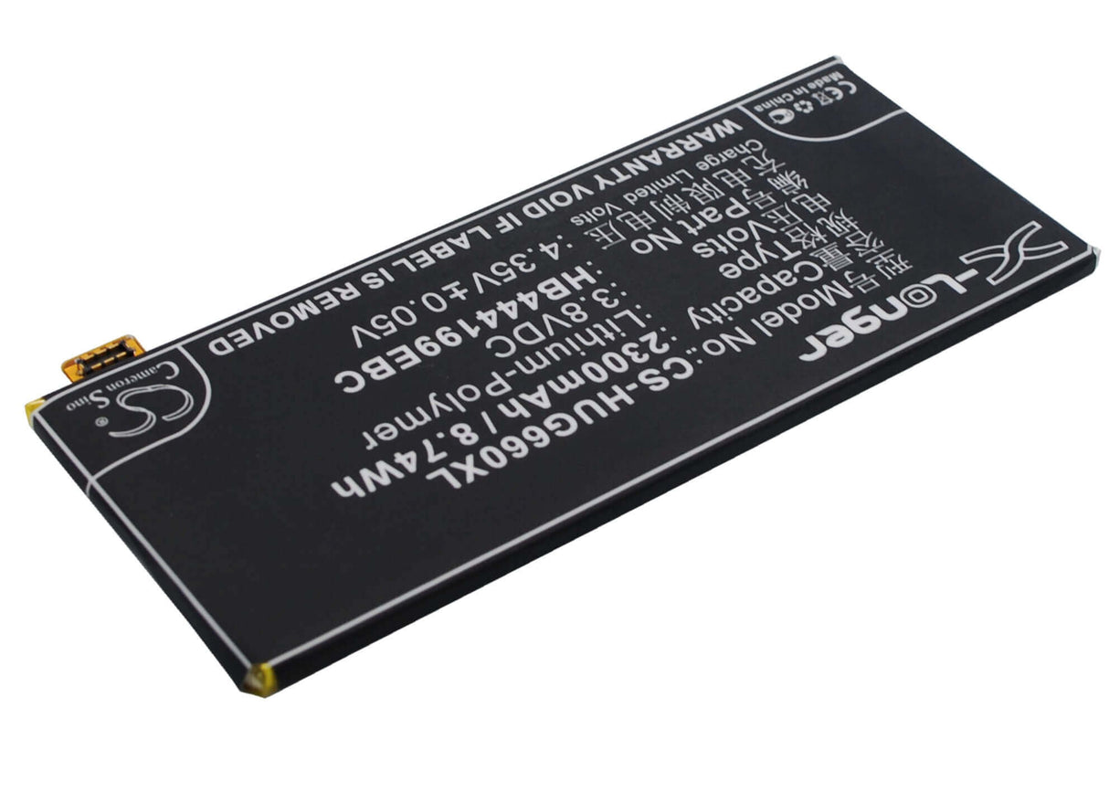 3.8V, Li-Polymer, 2300mAh, SmartPhone battery fits Huawei, Hb444199ebc, Ascend G660, Ascend G660-l075, 8.74Wh Mobile, SmartPhone Cameron Sino Technology Limited (Smartphone)