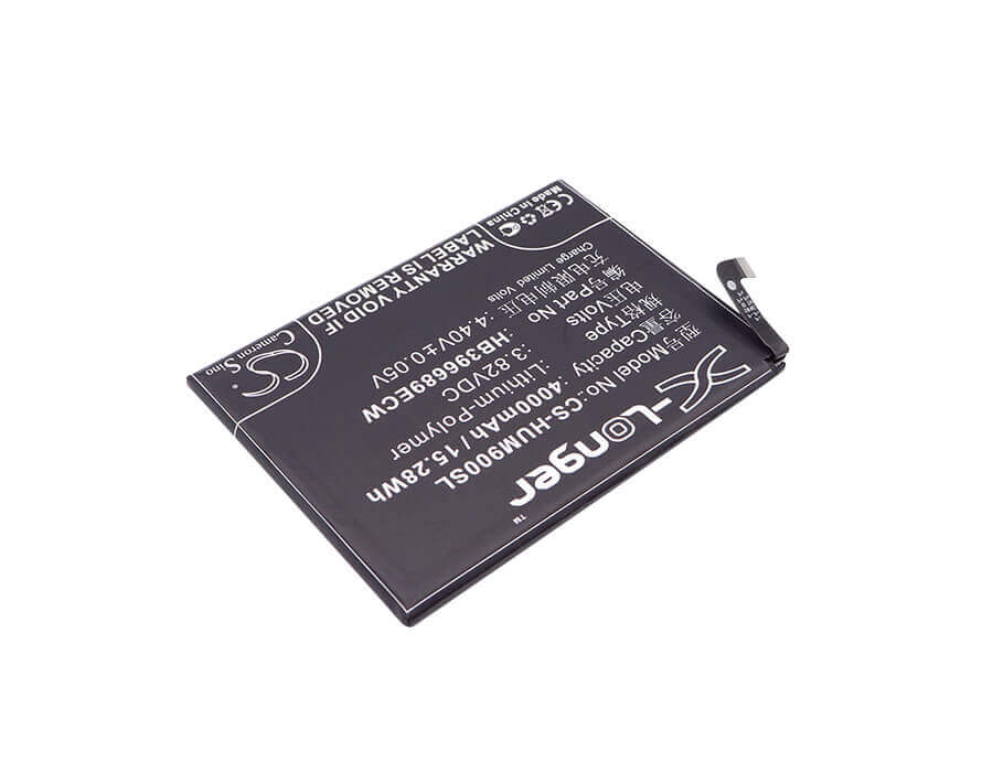 3.82V, Li-Polymer, 4000mAh, SmartPhone battery fits Huawei, Hb396689ecw, Ascend Mate 9, Mate 9, 15.28Wh Mobile, SmartPhone Cameron Sino Technology Limited (Smartphone)