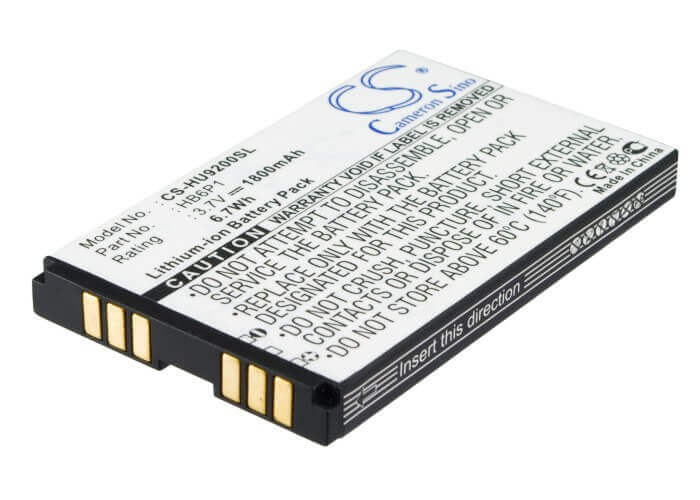 3.7V, Li-ion, 1800mAh, SmartPhone battery fits Huawei, Hb6p1, Ascend P Lte, Ascend P1 4g, 6.66Wh Mobile, SmartPhone Cameron Sino Technology Limited (Suspended)